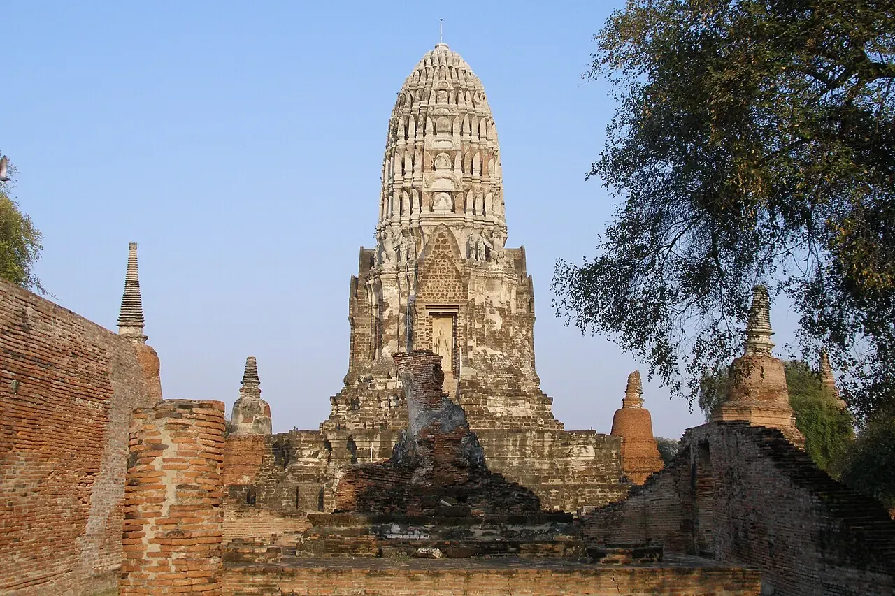 Temple ruins at Wat Phra Ram in Ayutthaya Historical Park
